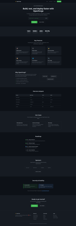 Open Source Docs template (silex website builder)